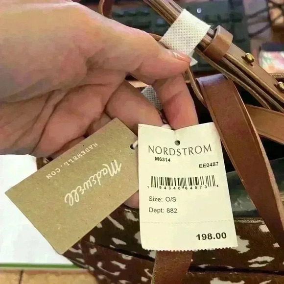 Madewell NWT cowhide tote bag purse - Picture 9 of 9